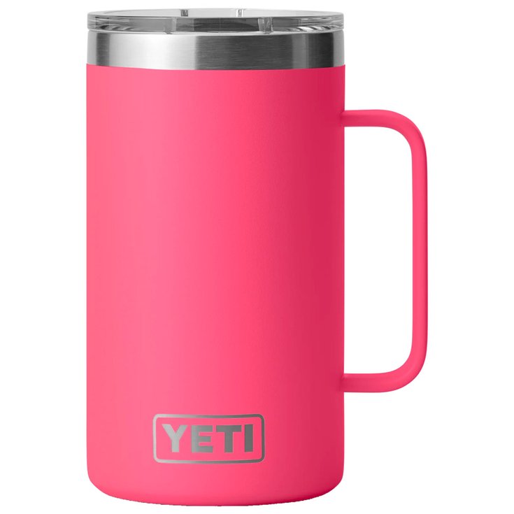 Yeti Mug Rambler 24 Oz Travel Mug Tropical Pink Présentation