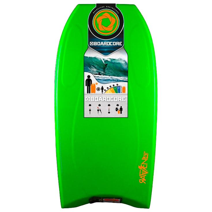 Boardcore Board de Bodyboard Pack Raven Green Présentation