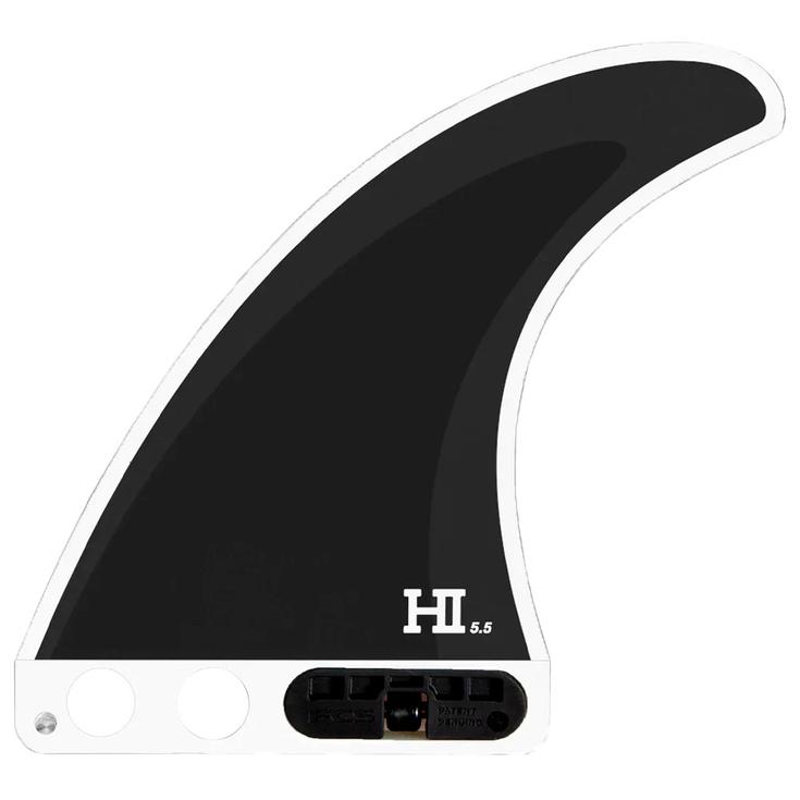 Fcs Ailerons Surf II Harley Single Black Profil