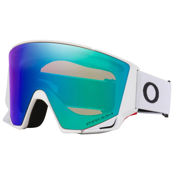 Oakley Masque de Ski Flow Scape M Matte White Prizm Argon Iridium + Prizm Iced Iridium Présentation