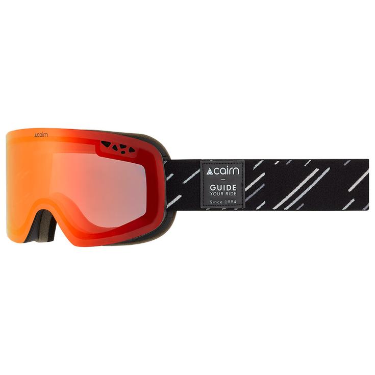 Cairn Masque de Ski Origin Pure Mat Black Red Présentation Cairn Masque de Ski Origin Pure Mat Black Red Présentation