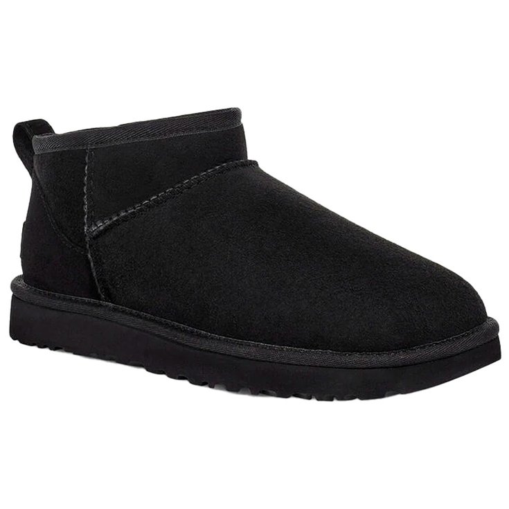 UGG Chaussures W Classic Ultra Mini Black Présentation