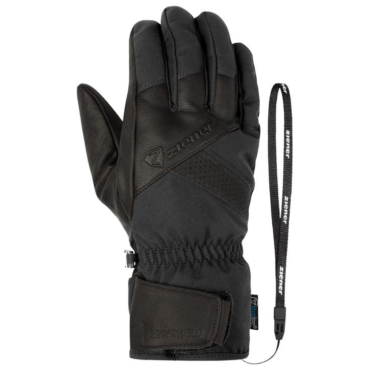 Ziener Gant de ski Getter-Z As Aw Glove Man Grey Iron Tec Présentation