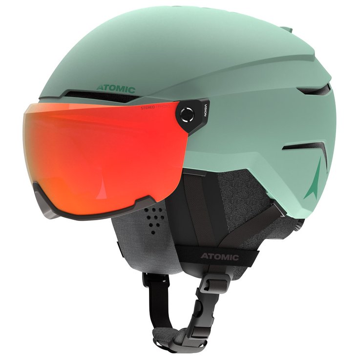 Atomic Casque visière Savor Visor Photo Pistachio Red Présentation