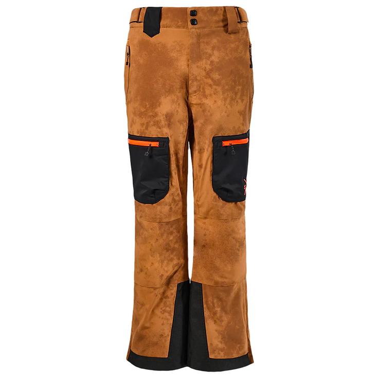 Watts Pantalon Ski Jib Acid Wash Brown Présentation