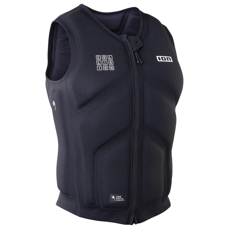 Ion Impact Vest Collision Vest Core Front Zip Black Présentation