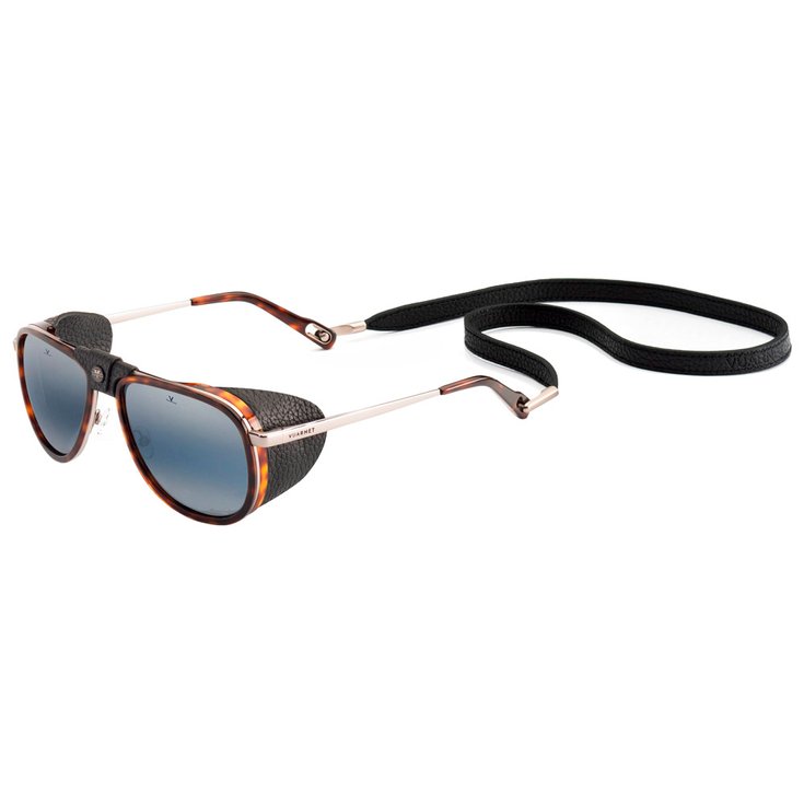 Vuarnet Lunettes de soleil Glacier Large Ecaille Noir Blue Polarlynx Présentation