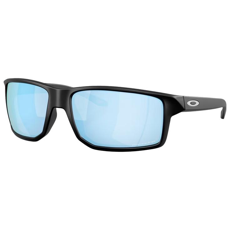 Oakley Lunettes de soleil Gibston XL Matte Black Prizm Deep Water Polarized Présentation