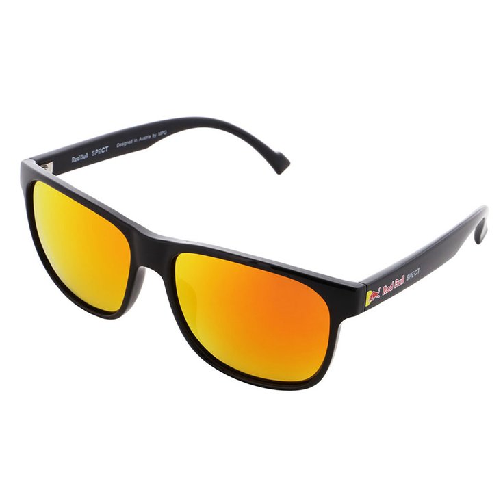 Red Bull Spect Lunettes de soleil Conor Shiny Black Brown Red Mirror Présentation