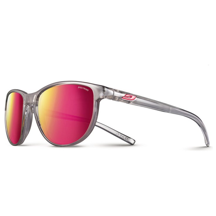 Julbo Lunettes de soleil Idol Translucide Brillant Gris Rose Spectron 3 Présentation