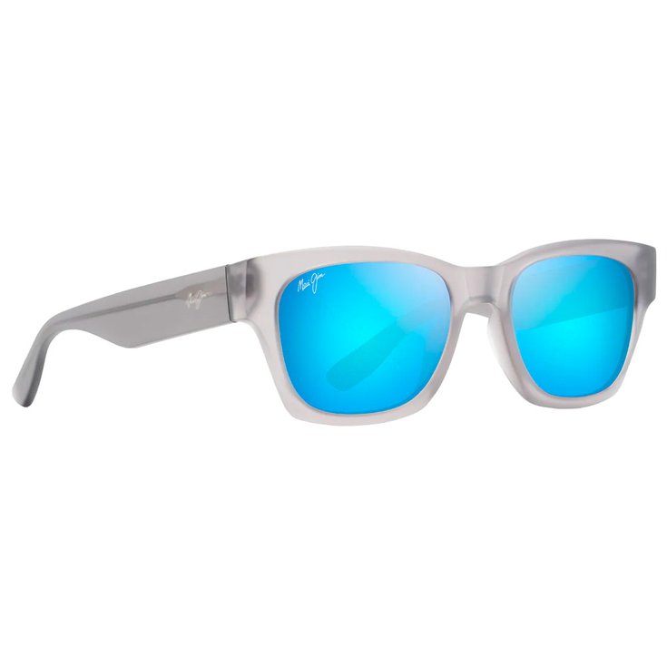 Maui Jim Lunettes de soleil Valley Isle Gris Translucide Blue Hawaii Mineral Superthin Présentation