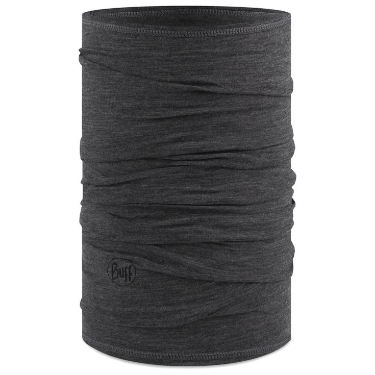 Buff Tour de cou Merino Lightweight Neckwear Solid Grey Présentation