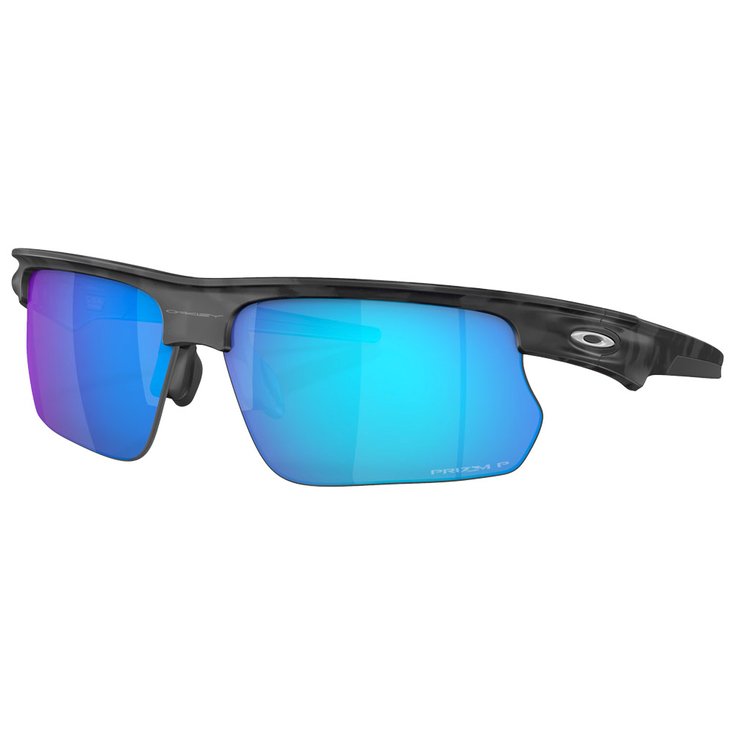 Oakley Lunettes de soleil Bisphaera Matte Grey Camo Prizm Sapphire Polarized Présentation