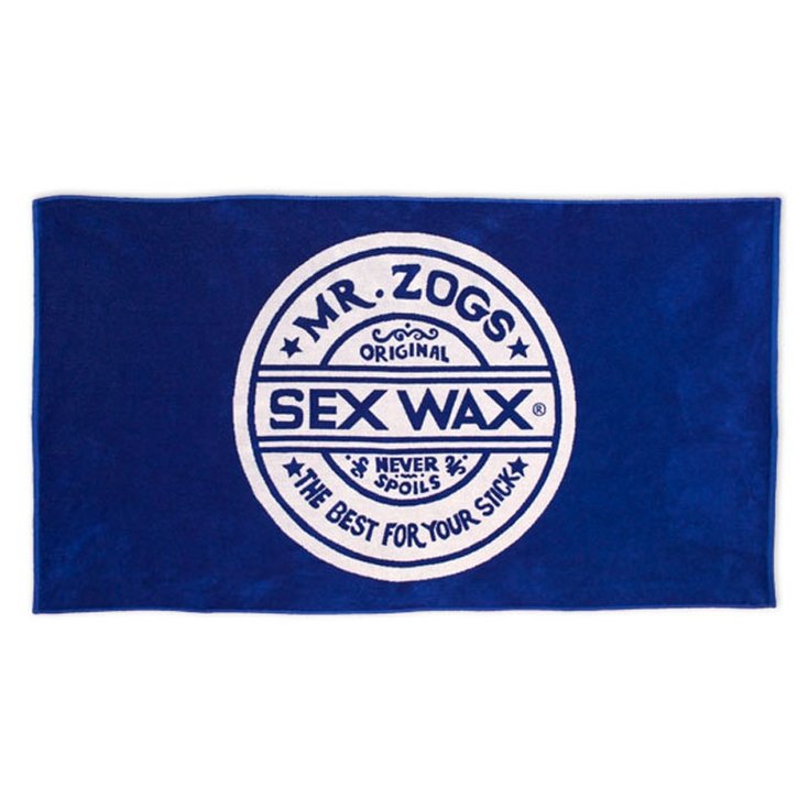 Sex Wax Serviettes plage Beach Towel - Blue Présentation