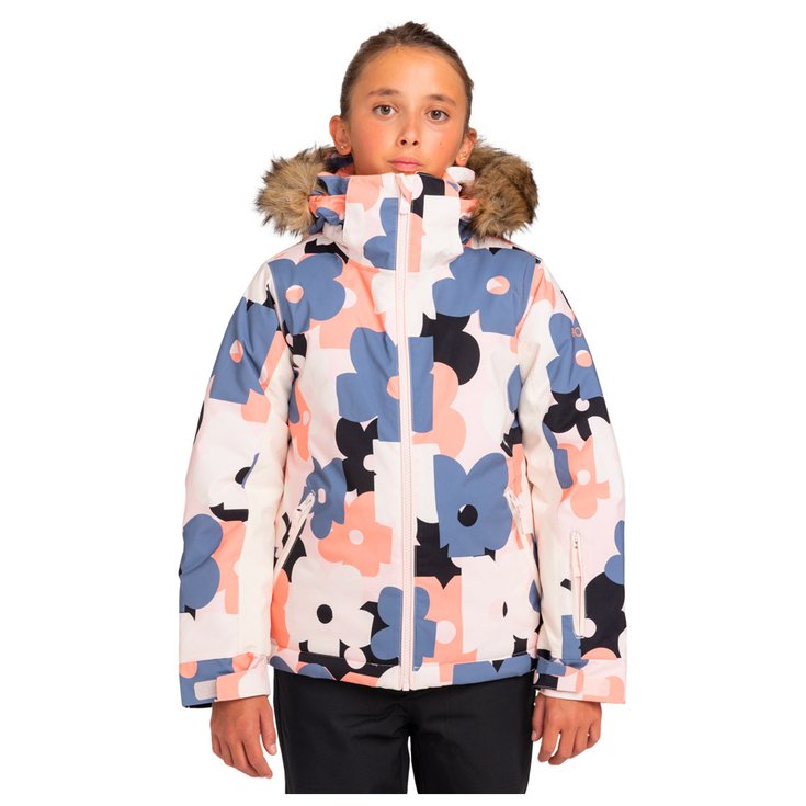 Roxy Blouson Ski Pie Girl Pink Salt Prima Présentation