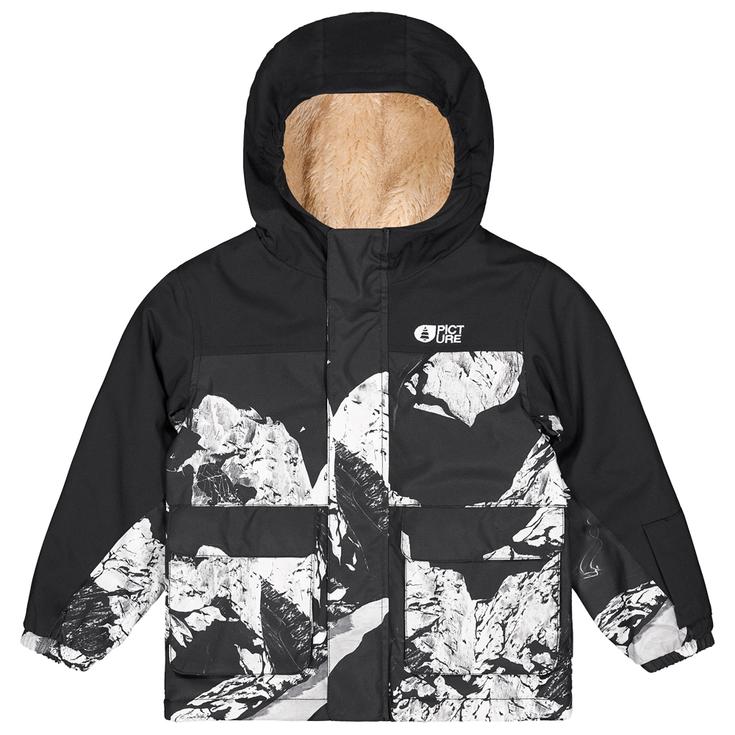 Picture Blouson Ski Snowy Printed Toddler Ridding Spot Print Présentation