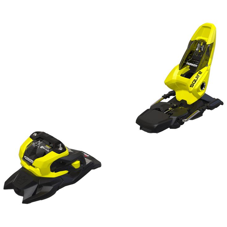 Marker Fix Ski Squire 11 90mm Black Yellow Présentation