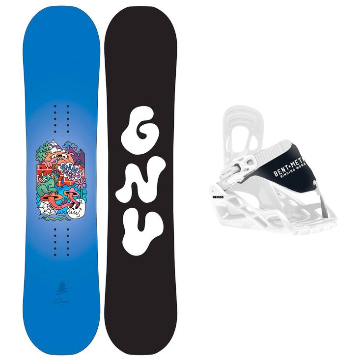 Gnu Planche Snowboard Recess Package-Mini Dos