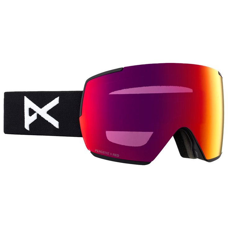 Anon Masque de Ski M5 MFI Black Perceive Sunny Red + Perceive Cloudy Burst Présentation