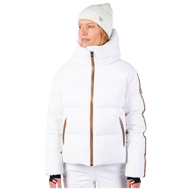 Rossignol Blouson Ski W Ventina Bomber Down Jkt White Présentation