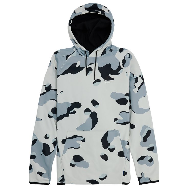 Burton Sweat Crown Weatherproof Fleece Stout White Cookie Camo Présentation