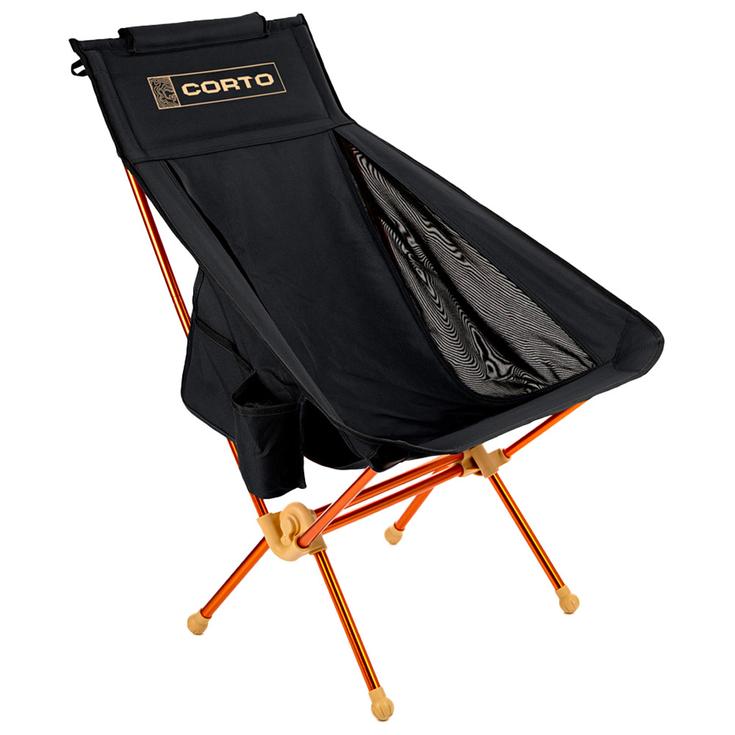 Summit Siège camping Folding Chair XL Black Présentation