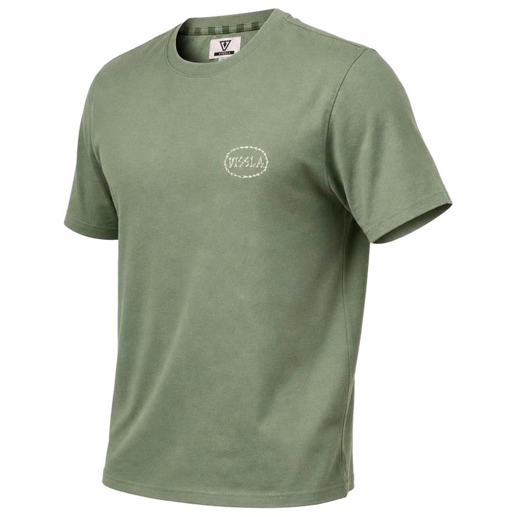 Vissla Tee-shirt Bone Cove Ss Sage Présentation