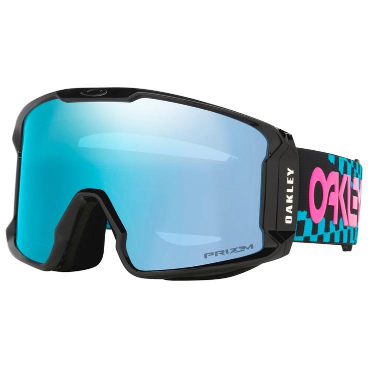 Oakley Masque de Ski Line Miner L Chex Black Prizm Sapphire Iridium Présentation