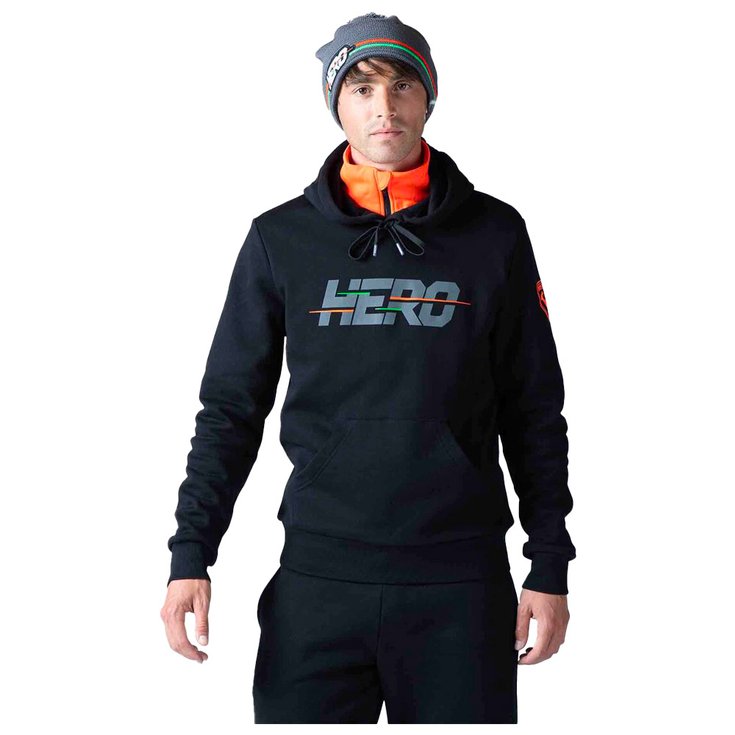 Rossignol Sweat Hero Hoodie Black Présentation