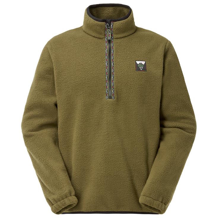 Picture Polaire Kimag 1/4 Zip Tobacco Présentation
