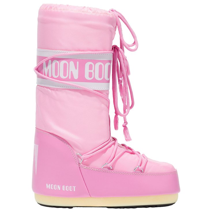 Moon Boot Chaussures après-ski Icon Nylon Jr Pink Présentation