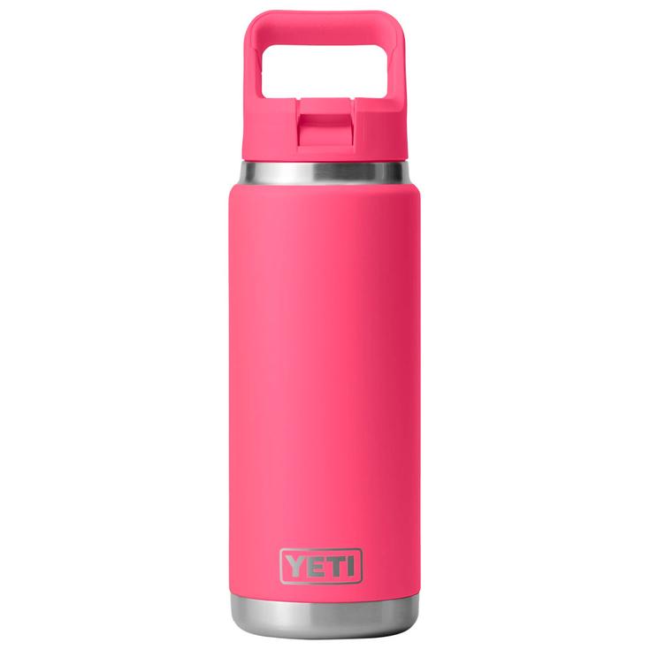 Yeti Gourde Rambler 26 Oz (760ml) Straw Bottle Tropical Pink Présentation