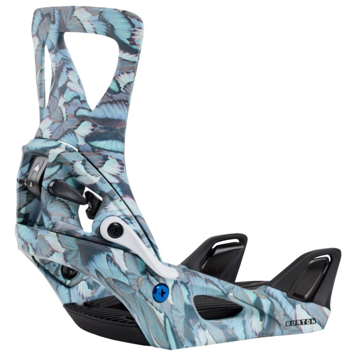 Burton Fix Snowboard Step on Women Blue Butterflies Présentation