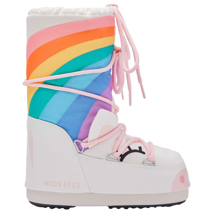 Moon Boot Chaussures après-ski Icon Unicorn White Multicolor Présentation