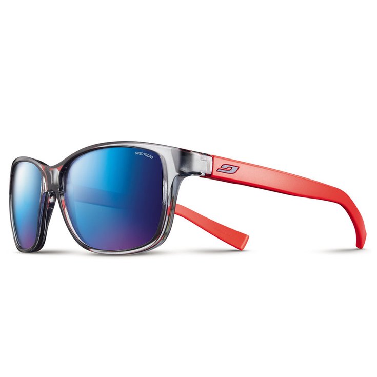 Julbo Lunettes de soleil Powell Brillant Gris Orange Polarized Spectron 3 Présentation